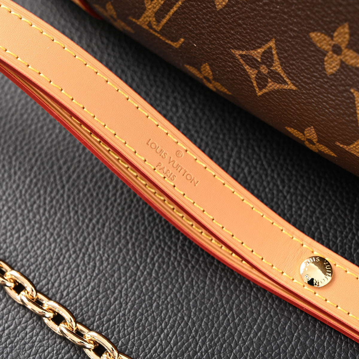 louis-vuitton-boulogne-monogram-canvas-shoulder-bag-classic-brown-with-vachetta-leather-trim-m45832 Shoulder