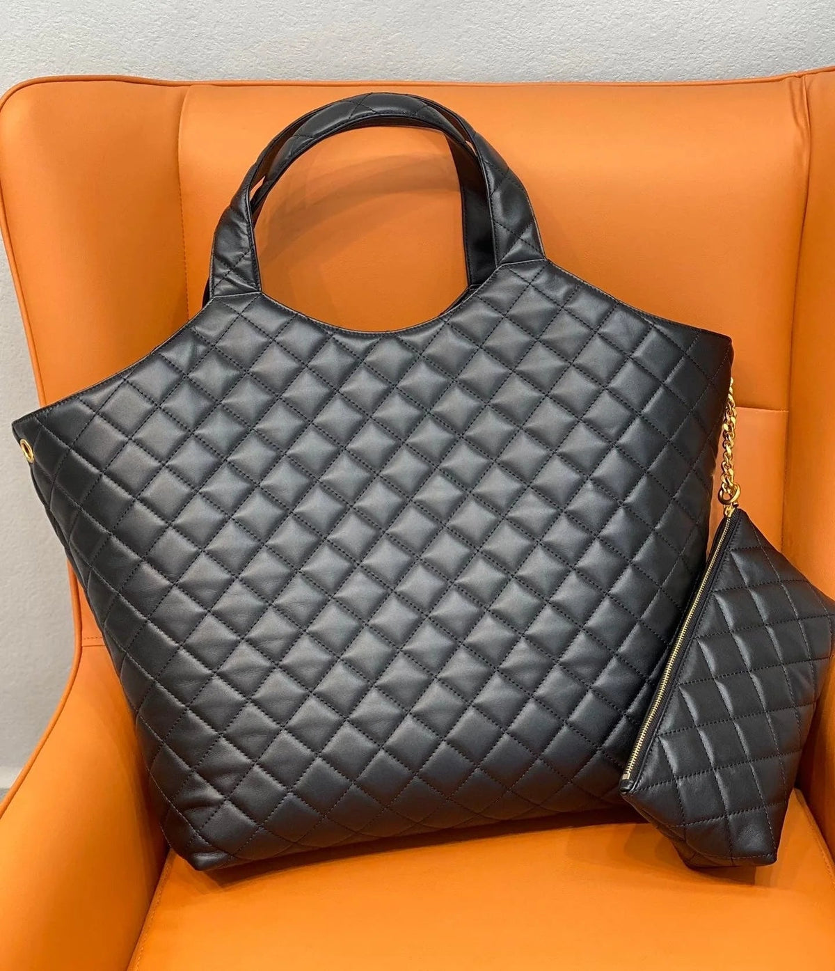 saint-laurent-icare-extra-large-embellished-quilted-leather-tote Tote