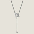 HERMES FINESSE SILVER DIAMOND NECKLACE