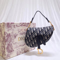 dior-mini-saddle-bag-blue-oblique-jaquard Shoulder