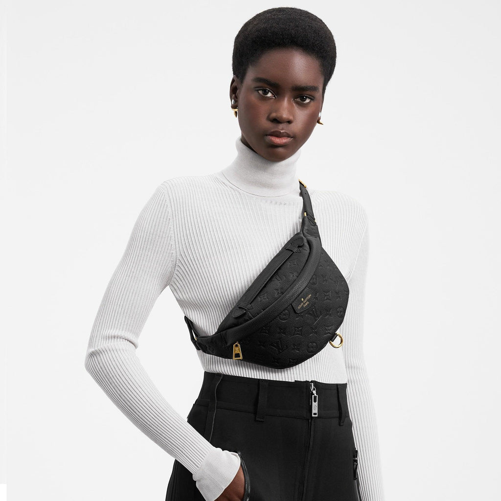 louis-vuitton-black-bumbag Crossbody