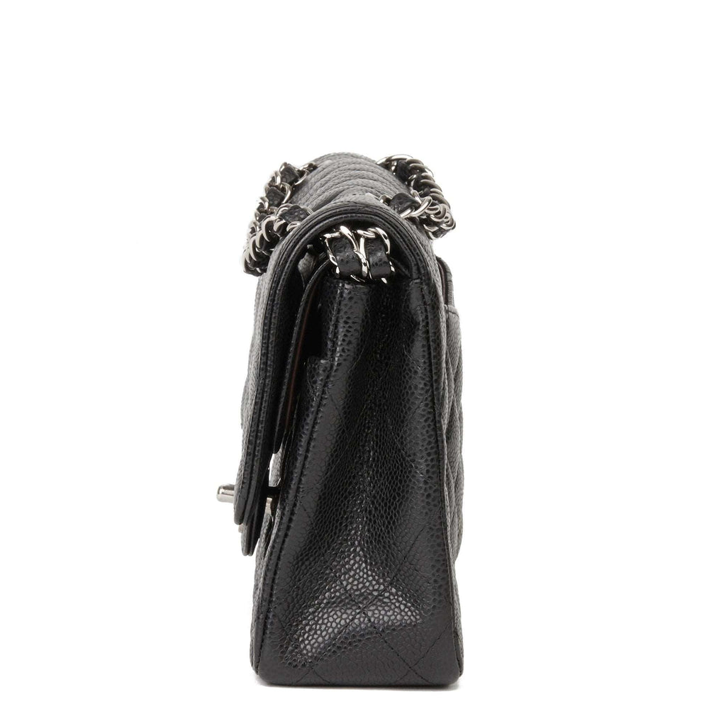 chanel-classic-flap-bag-with-silver-hardware-1 Handle