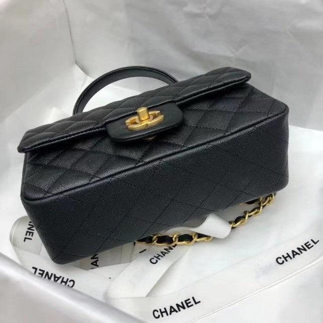 chanel-classic-mini-top-handle-rectangular-caviar Handle