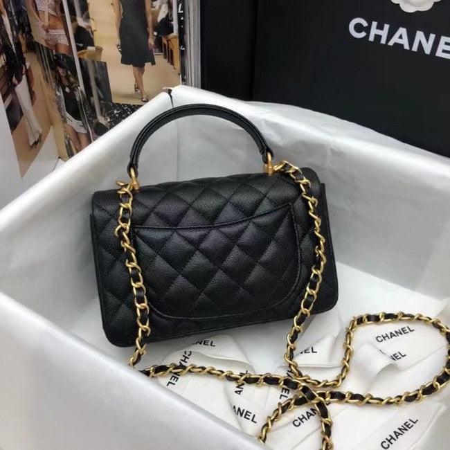 chanel-classic-mini-top-handle-rectangular-caviar Handle
