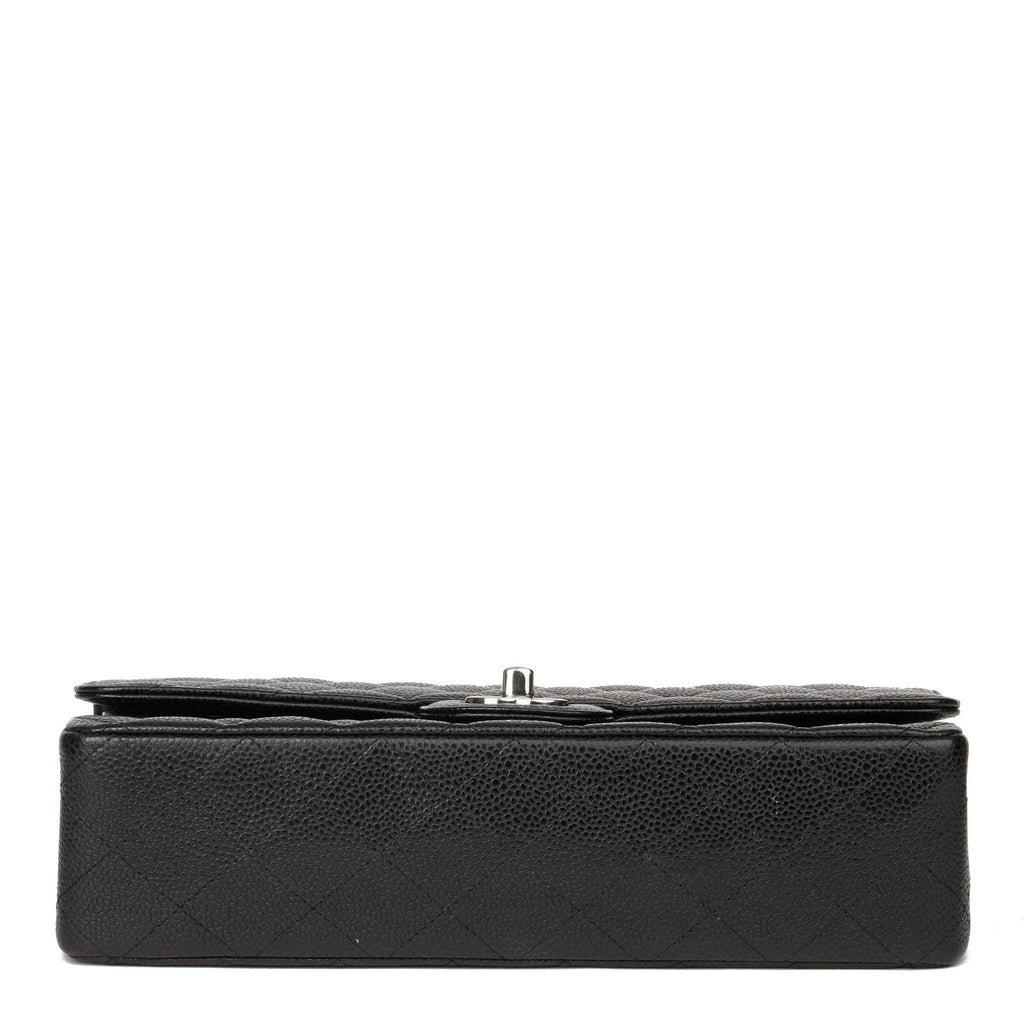 chanel-classic-flap-bag-with-silver-hardware-1 Handle