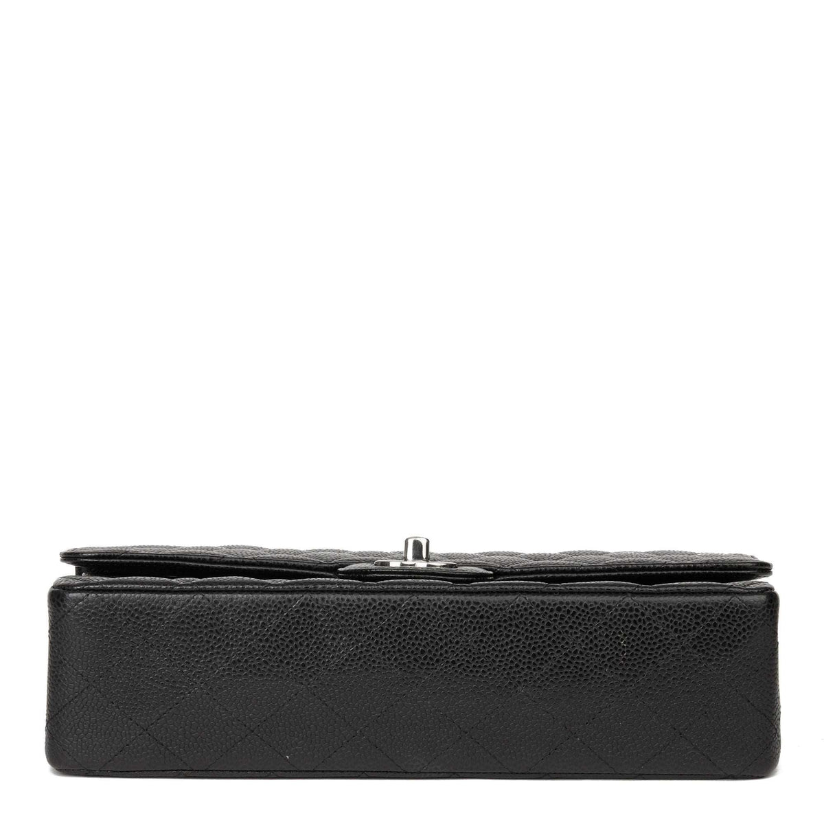 chanel-classic-flap-bag-with-silver-hardware-1 Handle