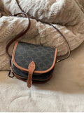 celine-mini-triomphe-coated-canvas-besace-crossbody-bag Crossbody