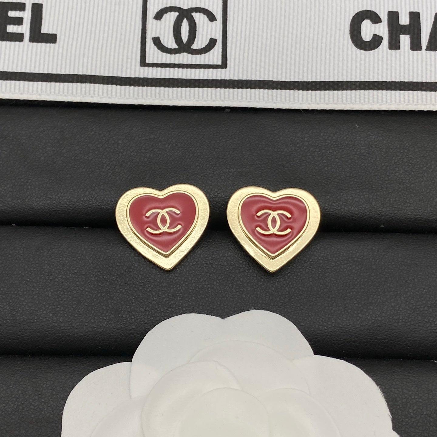 Chanel Heart Earring Studs Earrings