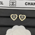 Chanel Heart Earring Studs Earrings