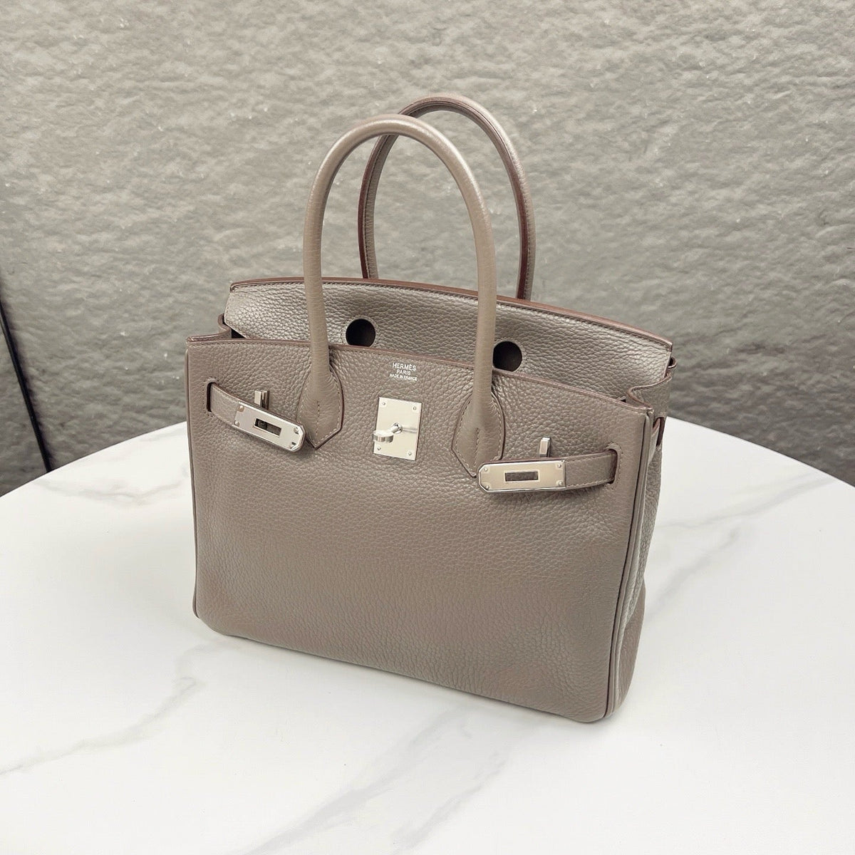 hermes-birkin-30-togo-8f-etain Handle
