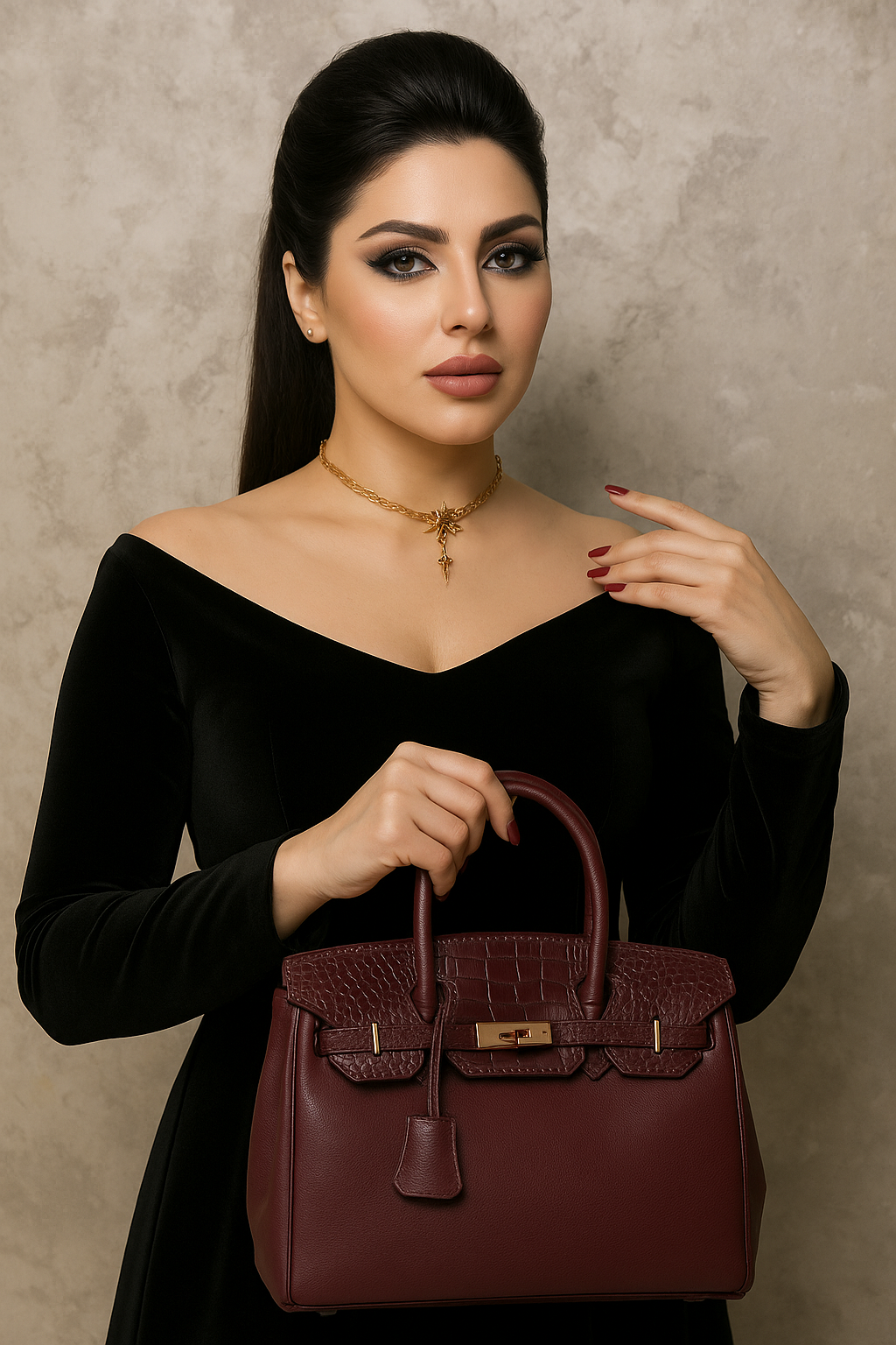 hermes-birkin-35-crocodile Handle